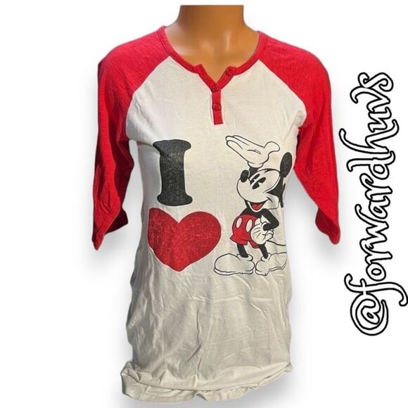 Bundle 3 for $15 Disney Store I Love Mickey XS Nightgown / Shirt - Picture 1 of 10